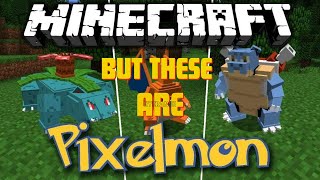 MINECRAFT BUT YOU HAVE TO PLAY WITH POKEMONS 😨😂 MINECRAFT [upl. by Narat]