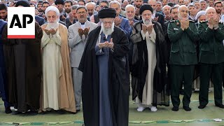 Irans supreme leader promises retaliation against Israel in Eid alFitr speech [upl. by Iruahs]