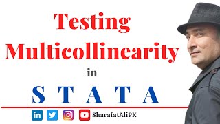 Testing Multicollinearity in Regression Analysis in STATA paneldata [upl. by Atarman249]