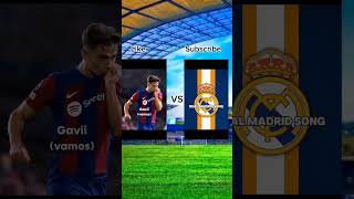 Barcelona song vs Real Madrid song [upl. by Acyssej]