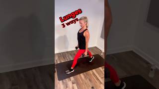 Mastering Lunges 3 Variations for Stronger Legs and Better Balance lunges shorts [upl. by Tilford]