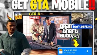 ✅ HOW TO DOWNLOAD GTA 5 🤫 ON MOBILE  FOR FREE 2024 [upl. by Newfeld23]