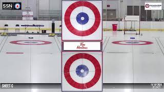 Curling Stadium  Kalamazoo  Sheet C 111024 [upl. by Rodrich]