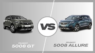 Peugeot 5008 GT Vs Peugeot 5008 Allure [upl. by Ronym]