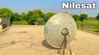 Nilesat Satellite 7W Setting on 6 feet Dish antenna [upl. by Kcered]