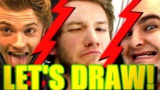 3 Affen malen PewDiePie  Lets Draw [upl. by Llirrem]