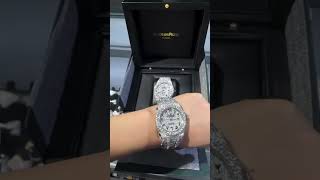 Audemars piguet Royal Oak 41mm steel vvs Arabic Dial Diamod watch audemarspiguet rolex cnfans [upl. by Kling]