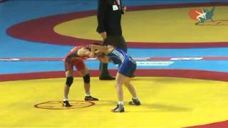 2011 Worlds Womens Freestyle 48kg Final  Hitomi Obara Sakamoto JPN vs Mariya Stadnyk AZE [upl. by Sarilda]