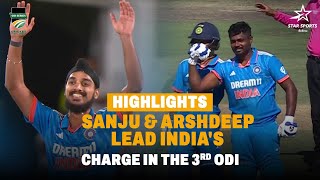 Sanju Samsons 100 amp Arshdeep Singhs 4fer Help India Win ODI Series  SA vs IND 3rd ODI Highlights [upl. by Nolyaj702]