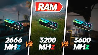 Ram 2666MHz vs 3200MHz vs 3600MHz  Test in 5 GAMES [upl. by Castor298]