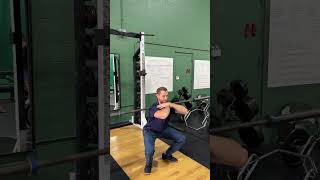 Barbell Front Rack 1 and 12 Rep Squats [upl. by Eade113]