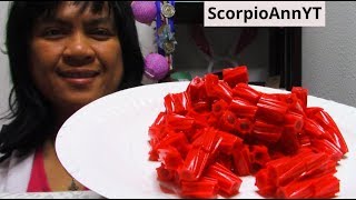 ASMR Eating Twizzlers filled bites [upl. by Michaud]