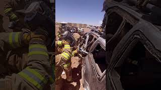 Academy 37 Vehicle Extrication Training firefighter firedepartment fire lascruces cadetlife [upl. by Ramuk867]