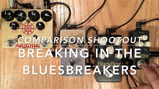 Breaking in the Bluesbreakers  Comparison Shootout Snouse Keeley Analog Man [upl. by Aidroc]