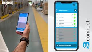 Beghelli Bconnect  manutenzione impianto lampade di emergenza bluetooth [upl. by Yrrem]