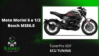 Moto Morini 6 e 12 650 tuning Bosch MSE60 with TunerPro XDF [upl. by Elmira]