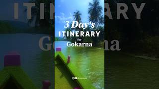 3 days Itinerary for Gokarna  must visit place in Gokarna travel [upl. by Aneel]