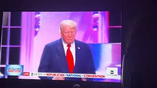 Donald Trump entrance RNC 2024 Lee Greenwood 71824 [upl. by Uella]