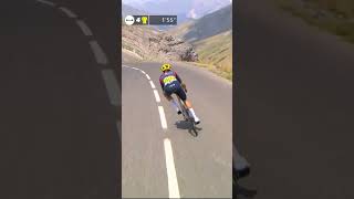 Is it 𝙢𝙚𝙨𝙢𝙚𝙧𝙞𝙨𝙞𝙣𝙜 or 𝙩𝙚𝙧𝙧𝙞𝙛𝙮𝙞𝙣𝙜 watching Tom Pidcock descending cycling TourDeFrance [upl. by Enairda321]