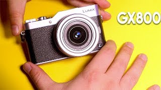 Panasonic LUMIX GX800 La Mirrorless 4K più piccola con ottiche intercambiabili [upl. by Yevrah90]