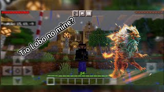 Tio Lobo  minecraft mobile  aviso na descrição [upl. by Stoneman]