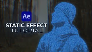 After Effects Tutorial  Static Noise Effect [upl. by Talbot]