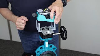 How to install a limit switch box on a gearbox [upl. by Sackman]