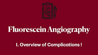 Fluorescein Angiography I Overview of complications [upl. by Narat]