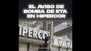 Aviso de ETA a la Policía Municipal de la bomba de Hipercor Barcelona 1987 [upl. by Kobe913]