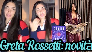 GRETA ROSSETTI novità importanti  ANTONELLA FIORDELISI photoshoot milanese ❤️ [upl. by Nai]