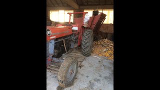 MASSEY FERGUSON 165 I BERAC SIP JEDNOREDNI BRANJE KUKURUZA [upl. by Junieta]