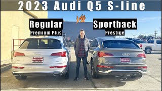 2023 Audi Q5 Sline Sportback Prestige vs Q5 Sline Premium PLUS [upl. by Edita]