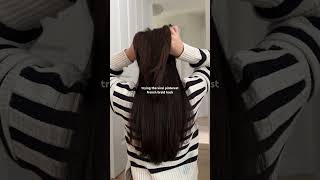 such an easy hair hack if you can’t french braid 🥐🤎🧸 hairstyle hairhacks hairtutorial [upl. by Jemie]