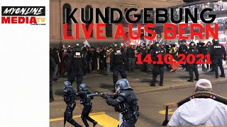 Live aus Bern Unbewilligte Demo [upl. by Ecinnaj]