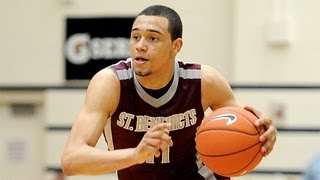 Tyler Ennis of St Benedicts Prep  New Jersey Gatorade Player of the Year  Junior Year Highlights [upl. by Ecirtemed342]