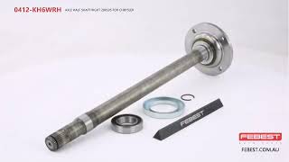 0412KH6WRH AXLE HALF SHAFT RIGHT 28X505 FOR CHRYSLER [upl. by Delsman]