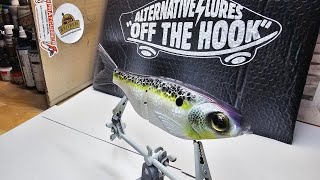 Airbrush painted Spro KGB Chad Shad 180 [upl. by Mrots]