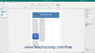 Publisher 2019 amp 365 Tutorial Using Find and Replace Microsoft Training [upl. by Martz297]