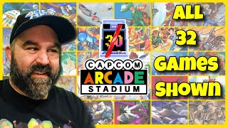 Capcom Arcade Stadium All 32 Games Shown [upl. by Loveridge]