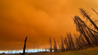 Pacific Crest Trail 2024 Belden Town to mile 1354 Lassen National Park Start of the Park fire [upl. by Mitchiner]