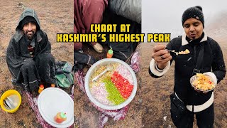 Chaat at Kashmir’s Highest Peak 😱 [upl. by Warila]