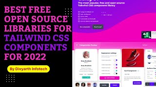 Best Free Open Source Libraries for Tailwind CSS Components for 2022 [upl. by Dionysus914]