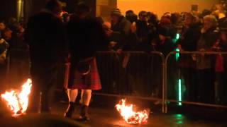 Stonehaven Fireballs Ceremony 2015 [upl. by Ariaj]