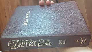 The Holy Bible Baptist Study Edition quotReviewquot [upl. by Fisoi]