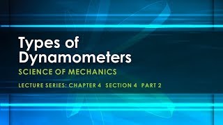 Types of Dynamometers – Science of Mechanics [upl. by Alansen]