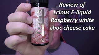 A Unique Flavour Experience Discover Luscious ELiquid Raspberry White Choc Cheesecake [upl. by Kassity]