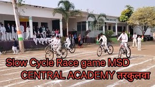 Slow Cycle Race game in MSD CENTERAL ACADEMY TARKULWA [upl. by Aeuhsoj]