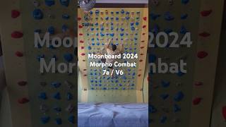 Moonboard Benchmark Morpho Combat 7a  V6 [upl. by Einaffyt]