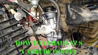 how to Yamaha FZ S carburetor fix [upl. by Josee132]