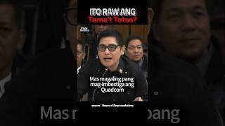 ITO RAW ANG TAMA’T TOTOO Duterte EJK QuadCom [upl. by Irtimid856]